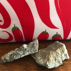 Two Pyrite rocks in the matrix